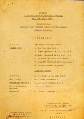 berkas 98/9 - Keputusan Presiden RI No. 57 tahun 1967 tentang Komite OIah Raga Nasional Indonesia...