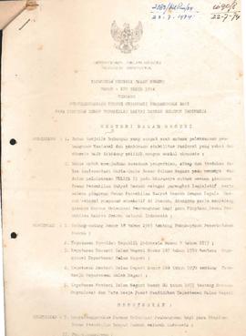 berkas 207.16 - Keputusan Menteri Dalam Negeri No : 120 Tahun 1974 tentang penyelenggaraan Kursus...
