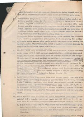 Program Kerja Tahunan Dinas 1976/1977 pada Dinas-dinas di lingkungan Sekretariat Wilayah/Daerah I...