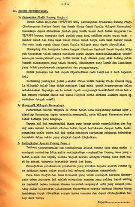 berkas 10.1 - Laporan Pemerintah Daerah Tingkat II Pidie untuk bahan Rapat Kerja Gubernur / Bupat...
