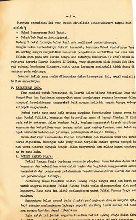 berkas 10.1 - Laporan Pemerintah Daerah Tingkat II Pidie untuk bahan Rapat Kerja Gubernur / Bupat...