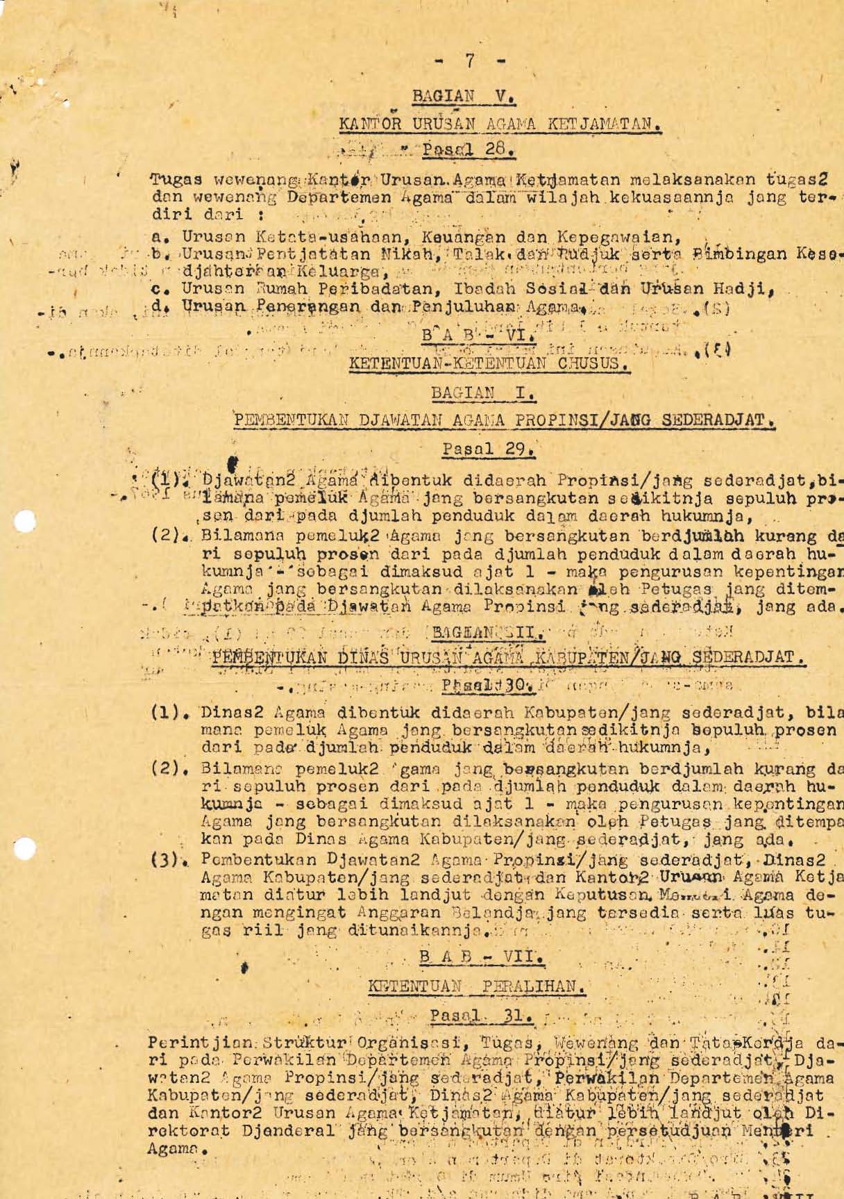 Berkas 45/4 - Keputusan Menteri Agama No. 91 Tahun 1967 Tentang ...