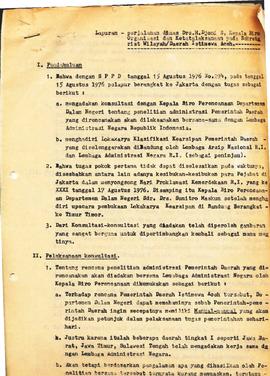 Program Kerja Tahunan Dinas 1976/1977 pada Dinas-dinas di lingkungan Sekretariat Wilayah/Daerah I...