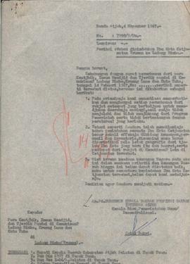 erkas 27/3 - Permohonan pemindahan Ibu Kcta Kecamatan dan Trumon ke Ladang Rimba. 1967 (Konsep)  4