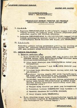 berkas 38.4 - Petunjuk pelaksanaan tentang Pendelegasian wewenang perestuan dan penarikan Bupati ...