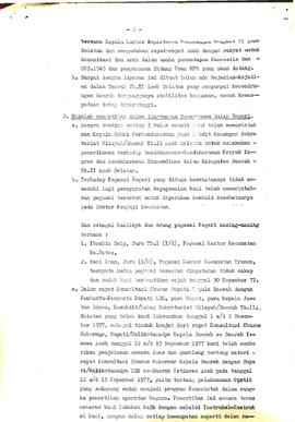 berkas 11.1 - Surat tentang laporan Bupati Kepala Daerah Tingkat 11 Aceh Selatan. Tahun 1978 3
