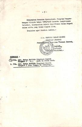 Laporan rencana dan realisasi proyek PPW keadaan 30 Juni 1986, 31 Desember 1987 Bappeda Propinsi ...