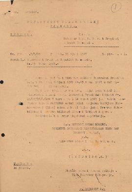 berkas 23/3 - Instruksi Presiden RI No. 3 tahun 1967 tentang Menyusun Rencana Pembangunan 5 Tahun...