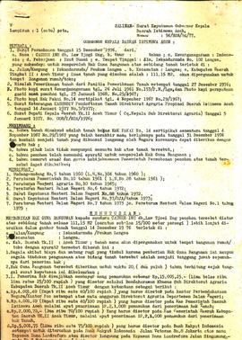 Surat Keputusan Gubemur Kepala daerah isilmewa Aceh (Kode HM/DA/1976) bulan Januari s/d Desember ...