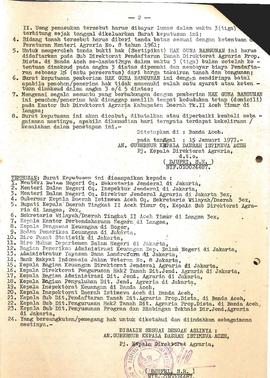 Surat Keputusan Gubemur Kepala daerah isilmewa Aceh (Kode HM/DA/1976) bulan Januari s/d Desember ...