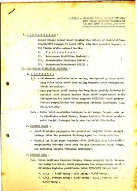 Laporan Gubernur Kepala Daerah Istimewa Aceh dalam Rakor PIM terbatas Medio Mei 1976 di Medan  3