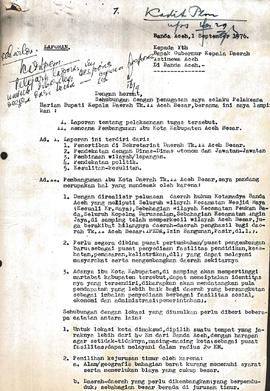berkas 5.1 - Laporan tentang pelaksanaan tugas pelaksana harian Bupati Kepala Daerah Tingkat II A...