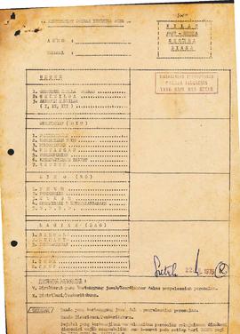 berkas 3.1 - Laporan tentang pelaksanaan tugas — tugas dalam tahun Dinas 1974/1975 yang menyangku...