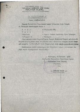 berkas 18.2 - Berkas tentang pelantikan anggota Dewan Perwakilan Rakyat Daerah Tingkat II Aceh Te...