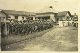 Kunjungan Wakil Presiden Muhammad Hatta ke Kabupaten Aceh Barat, Aceh Selatan, Calang. Pada tangg...