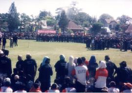 Upacara Deklarasi Kesetiaan Kepada Negara Kesatuan Republik Indonesia (NKRI) di Lapangan Teuku Um...