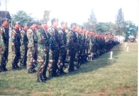 Upacara HUT RI ke 57 dilapangan Teuku Umar Meulaboh, tanggal; 17 Agustus 2004 (2)