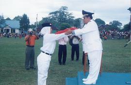 Upacara HUT RI ke 57 dilapangan Teuku Umar Meulaboh, tanggal; 17 Agustus 2004 (76)