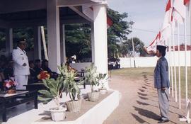 Upacara HUT RI ke 57 dilapangan Teuku Umar Meulaboh, tanggal; 17 Agustus 2004 (68)