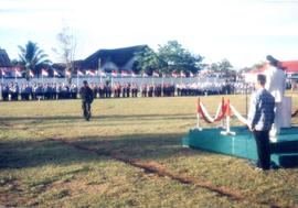 Upacara HUT RI ke 57 dilapangan Teuku Umar Meulaboh, tanggal; 17 Agustus 2004 (46)