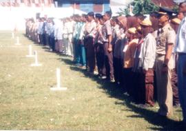 Upacara HUT RI ke 57 dilapangan Teuku Umar Meulaboh, tanggal; 17 Agustus 2004 (20)