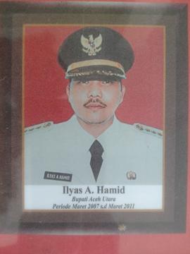 Bupati Aceh Utara  19. Ilyas A. Hamid