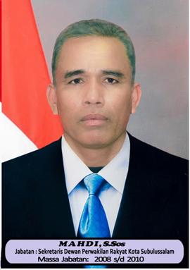 Daftar Arsip Visual Sekretaris Dewan I MAHDI, S.Sos