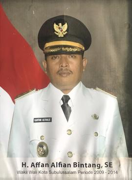 Wakil Wali Kota Subulussalam Periode I : H. Affan Alfian Bintang, SE