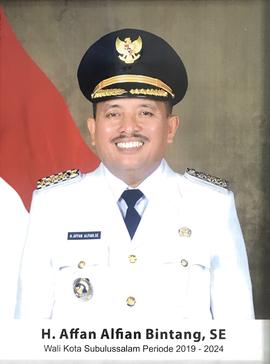 Walikota Subulussalam H. Affan Alfian Bintang, SE
