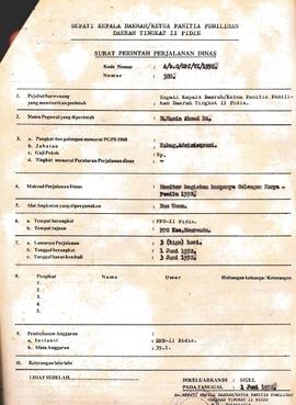Surat-Surat yang berhubungan dengan petugas Pemilu path Lembaga Perni1ihan Umuni Daerah Istimewa ...