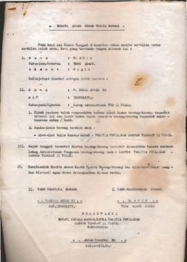 Surat-Surat yang berhubungan dengan Sarana Pemilu di Lingkungan LPU Daerah Istimewa Aceh Tahun 19...
