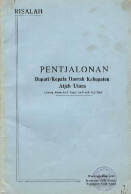 AC07-102/23 - Berita Acara Serah Terima jabatan Bupati TK. II Aceh Utara Dari: Tgk. Abd. Wahab Da...