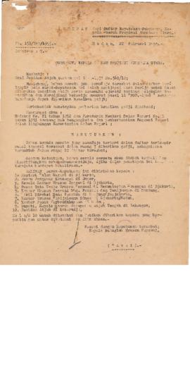 AC01-39/3- 39.7 - Kutipan Surat Gubernur,Kepala Daerah Provinsi Sumatra Utara No.151/UPS/1955 1