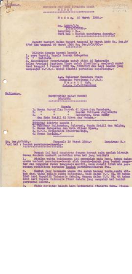 AC01-36/3- 36.1 - Surat Gubernur SUmatera Utara Tanggal 23 Maret 1952 No.14827/2/2. 1773/5/DPRD 1