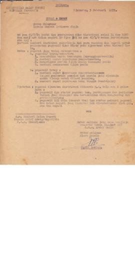 AC01-59/5 - 59.38 - Pembubaran jawatan Distribusi mulai 31 dec 1950 dan menjadi surat dalam Negeri 1