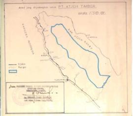 AC08-239 - Peta Perubahan batas areal PT. Atjeh Timber Co.Ltd (267/49) 1