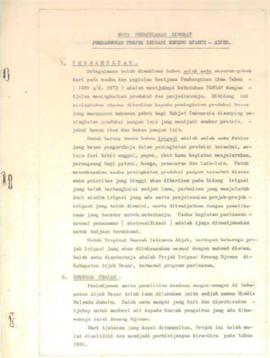 AC08-106 - Nota Penjelasan Singkat Pembangunan Proyek Irigasi Krueng Djreue Aceh dan Laporan Kegi...