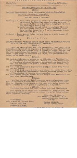 AC01-33/3- 33.11 - Peraturan Pemerintah No.7 Tahun 1952 1