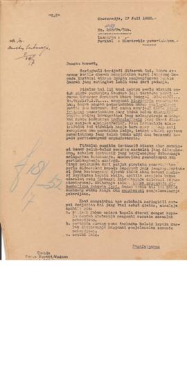 AC01-23/2- 23.4 - Surat No. 1183/Um/Rah., tanggal 17 Juli 1952, tentang Hirarki Pemerintahan  1