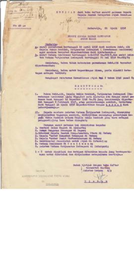 AC01-39/3- 39.129 - Surat putusan Bupati Kepala Daerah Kabupaten Aceh Besar, tanggal 21 Juli 1952...