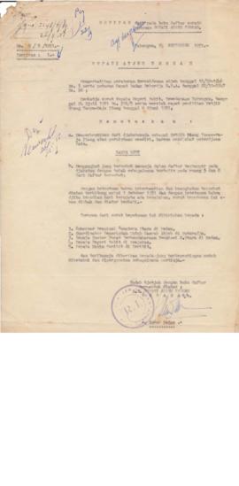 AC01-39/3- 39.77 - Surat putusan Bupati Aceh Tengah No.8/5/1951,tanggal 14 September 1951 1