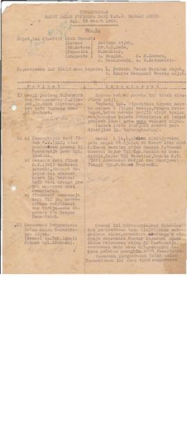 Keputusan Rapat Badan Pekerja Dari K.N.I Daerah Aceh tanggal 25 Maret 1946 No.3 (Konsep)  1