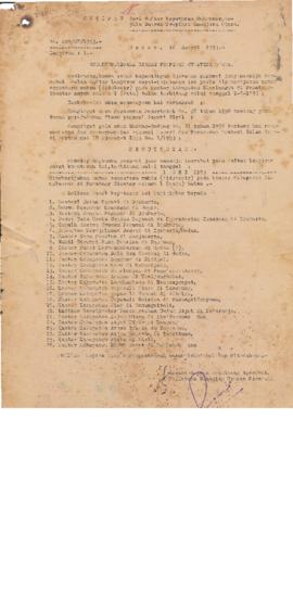 AC01-39/3- 39.108 - Keputusan Gubernur Kepala Daerah Sumatera Utara tanggal 18 April 1953 No.400/...