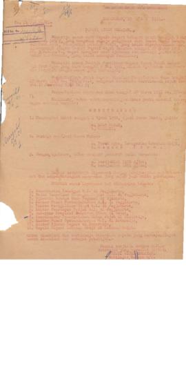 AC01-39/3- 39.59 - Surat Putusan Bupati Atjeh Selatan No.19/B.A.S./P.- Tanggal 25 Mai 1951 1