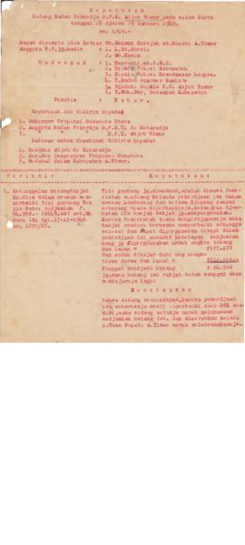 Item AC01-06/1- 6.2 - Keputusan Sidang Badan Pekerjaan D.P.K Aceh Timur No.1/49. (Konsep)  1