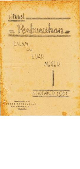 AC02-26/2- 26.3 - Berita Situasi Perburuhan Dalam dan Luar Negeri Bulan November 1950 1