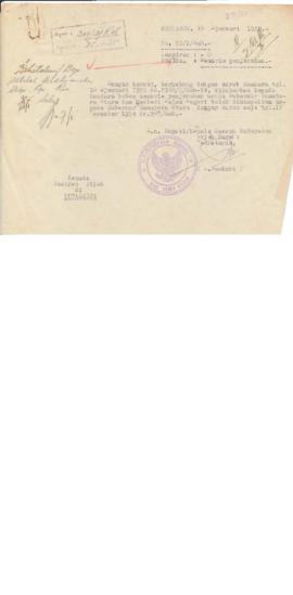 AC01-27/2- 27.3 - Surat dari A. Bachari kepada Residen Aceh, perihal Memori Penyerahan 1