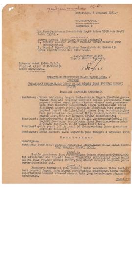 AC01-159/10- 159.1 - Peraturan pemerintah No.28 tahun 1950 tentang peraturan perjalanan Dinas dal...