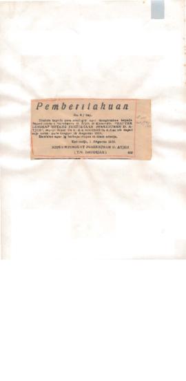 AC02-59/3- 59.26 - Perusahaan perkebunan Negara ( PPN ) Derah Aceh 1